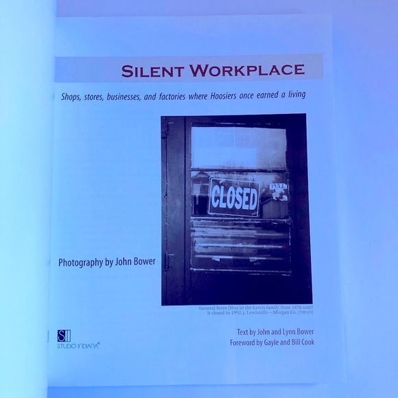 SILENT WORKPLACE Old Indiana Hoosier Businesses NEW Coffe Table Book - Picture 3 of 14